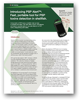 Consumption of PSP toxins in shellfish meat can lead to paralysis and death. PSP Alert offers a quick, cost-effective and ready-to-use alternative for accurate detection of PSP toxins, safeguarding public safety.