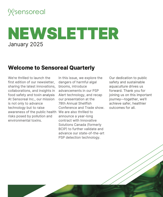 Sensoreal Infolettre janv. 2025
